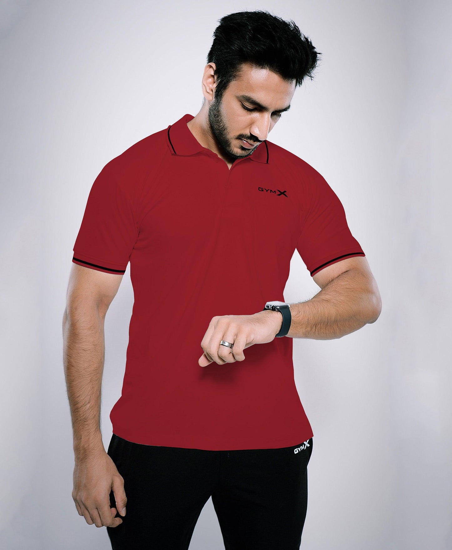 Epic GymX Polo Tee: Valentine Red - Sale - GymX