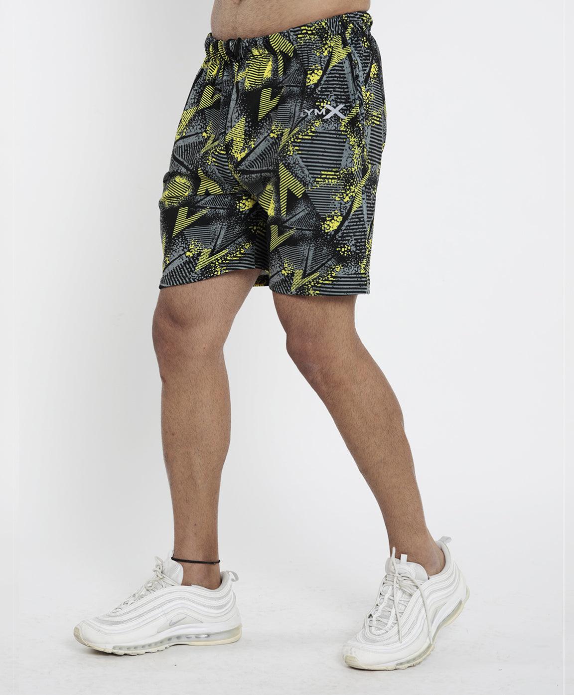 Bolt Yellow Camo Shorts - Sale - GymX